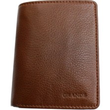 Grande 743  Deri Erkek Cüzdan Taba