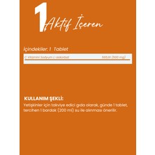 Wellvalens Vitamin C 500 mg Tablet – Günlük Direnç ve Enerji Desteği | 30 Tablet