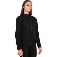 Black Ice Korumalı File Motosiklet Kot Montu Kadın