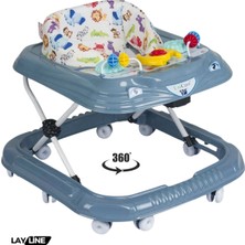 Allians Renkli ve Eğlenceli Bebek Yürüteci, 3 Kademeli, Oyuncaklı, Ilk Adım Destekçisi