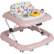 Allians Renkli Hayvan Desenli Pudra Yürüteç, Melodili ve Tuşlu, Unisex Kullanım