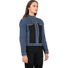 Blue Ice Korumalı File Motosiklet Kot Montu Kadın