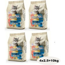 Mamavita Somonlu Yavru Kedi Kuru Maması 10 kg (4x2.5)