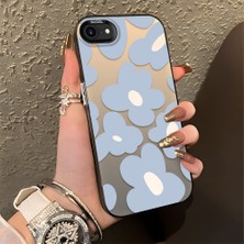 HONTINGA iPhone 8 ile Uyumlu Kılıfı Silikon Kenar Sert Arka Düşüme Önleyici Basitlik Anti Düşme Kamera Korumali Çiçek Desen Telefon Kılıfı Kadın ve Erkek Için Uygundur K1-0866