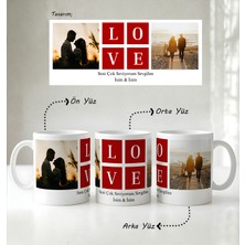 fotografyabaskı Sevgiliye Özel Love Fotoğraflı Kupa Bardak