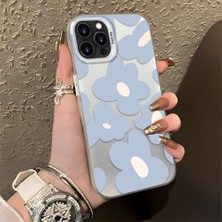 HONTINGA iPhone 12 Pro Max ile Uyumlu Kılıfı Silikon Kenar Sert Arka Düşüme Önleyici Basitlik Anti Düşme Kamera Korumali Çiçek Desen Telefon Kılıfı Kadın ve Erkek Için Uygundur K1-0866