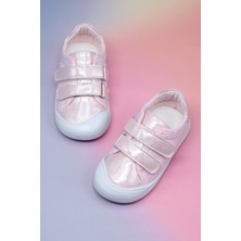 Tonny Black Kız Çocuk Pembe Ilk Adım Taşlı Rahat Kalıp Sneaker