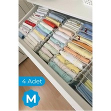 Özbience 4'lü Orta Boy Çekmece Iç Düzenleyici, 16X40X12CM, Pratik ve Şık Organizatör