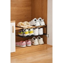 Özbience Pratik Metal Ayakkabı ve Terlik Düzenleyici, Dolap Içi Organizer