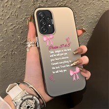 HONTINGA Samsung Galaxy A52S 5g ile Uyumlu Kılıfı Silikon Kenar Sert Arka Düşüme Önleyici Basitlik Anti Düşme Kamera Korumali Fiyonk Desen Telefon Kılıfı Kadın ve Erkek Için Uygundur K1-0865