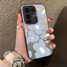 HONTINGA Infinix Note 50 4g ile Uyumlu Kılıfı Silikon Kenar Sert Arka Düşüme Önleyici Basitlik Anti Düşme Kamera Korumali Çiçek Desen Telefon Kılıfı Kadın ve Erkek Için Uygundur K1-0866