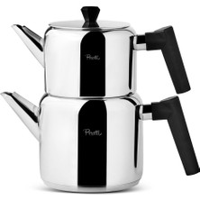 Perotti Sultan-I Dem Aile Indüksiyon Tabanlı Çelik Çaydanlık Takımı