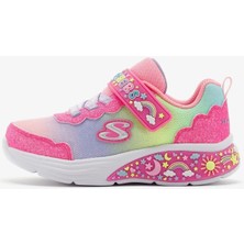 Skechers Tmy Dreamers Kids Sneaker Cırt Cırtlı Işıklı Çocuk Ayakkabısı Pembe