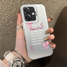 HONTINGA Oppo A3X 4g ile Uyumlu Kılıfı Silikon Kenar Sert Arka Düşüme Önleyici Basitlik Anti Düşme Kamera Korumali Fiyonk Desen Telefon Kılıfı Kadın ve Erkek Için Uygundur K1-0865