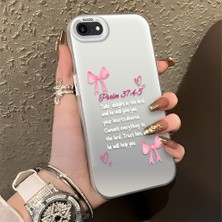 HONTINGA iPhone 7 ile Uyumlu Kılıfı Silikon Kenar Sert Arka Düşüme Önleyici Basitlik Anti Düşme Kamera Korumali Fiyonk Desen Telefon Kılıfı Kadın ve Erkek Için Uygundur K1-0865