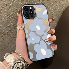 HONTINGA iPhone 16 Pro Max ile Uyumlu Kılıfı Silikon Kenar Sert Arka Düşüme Önleyici Basitlik Anti Düşme Kamera Korumali Çiçek Desen Telefon Kılıfı Kadın ve Erkek Için Uygundur K1-0866