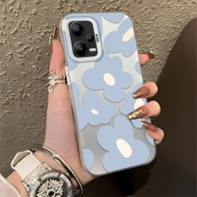 HONTINGA Poco X5 5g ile Uyumlu Kılıfı Silikon Kenar Sert Arka Düşüme Önleyici Basitlik Anti Düşme Kamera Korumali Çiçek Desen Telefon Kılıfı Kadın ve Erkek Için Uygundur K1-0866