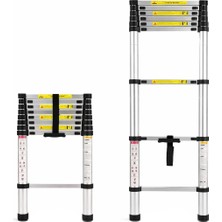 Sunup SN-29688 4.2 Metre Geri Çekilebilir Merdiven Karavan & Tekne Katlanır Alüminyum
