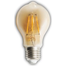 5 Adet Cata Ct 4285 LED Rustik Ampul 4W Amber Işık E27 Duy