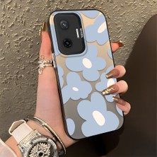 HONTINGA Poco F7 5g ile Uyumlu Kılıfı Silikon Kenar Sert Arka Düşüme Önleyici Basitlik Anti Düşme Kamera Korumali Çiçek Desen Telefon Kılıfı Kadın ve Erkek Için Uygundur K1-0866