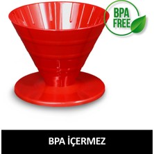 Addis Ababa Coffee V60 Dripper BPA İçermeyen Polipropilen Materyal ile Kolay Kahve Demleme