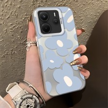 HONTINGA Xiaomi Redmi Note 14 ile Uyumlu Kılıfı Silikon Kenar Sert Arka Düşüme Önleyici Basitlik Anti Düşme Kamera Korumali Çiçek Desen Telefon Kılıfı Kadın ve Erkek Için Uygundur K1-0866