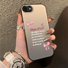 HONTINGA iPhone 7 ile Uyumlu Kılıfı Silikon Kenar Sert Arka Düşüme Önleyici Basitlik Anti Düşme Kamera Korumali Fiyonk Desen Telefon Kılıfı Kadın ve Erkek Için Uygundur K1-0865
