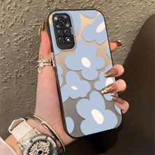 HONTINGA Xiaomi Redmi Note 11 ile Uyumlu Kılıfı Silikon Kenar Sert Arka Düşüme Önleyici Basitlik Anti Düşme Kamera Korumali Çiçek Desen Telefon Kılıfı Kadın ve Erkek Için Uygundur K1-0866