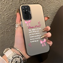 HONTINGA Xiaomi Redmi Note 10 Pro ile Uyumlu Kılıfı Silikon Kenar Sert Arka Düşüme Önleyici Basitlik Anti Düşme Kamera Korumali Fiyonk Desen Telefon Kılıfı Kadın ve Erkek Için Uygundur K1-0865