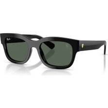 Ray-Ban Rb 2228M F60171 53 Scuderia Ferrari Unisex Kare Siyah Kemik Güneş Gözlüğü