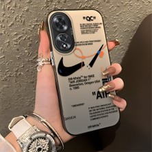 HONTINGA Oppo A60 ile Uyumlu Kılıfı Silikon Kenar Sert Arka Düşüme Önleyici Basitlik Anti Düşme Kamera Korumali Streetwear Desen Telefon Kılıfı Kadın ve Erkek Için Uygundur K1-0870