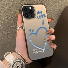 HONTINGA iPhone 14 Pro ile Uyumlu Kılıfı Silikon Kenar Sert Arka Düşüme Önleyici Basitlik Anti Düşme Kamera Korumali Kalp Desen Telefon Kılıfı Kadın ve Erkek Için Uygundur K1-0868