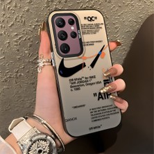 HONTINGA Samsung Galaxy S22 Ultra ile Uyumlu Kılıfı Silikon Kenar Sert Arka Düşüme Önleyici Basitlik Anti Düşme Kamera Korumali Streetwear Desen Telefon Kılıfı Kadın ve Erkek Için Uygundur K1-0870