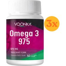 Vonka Voonka Omega 3 975 Mg 50 Yumuşak Kapsül - 3 Adet (150 Kapsül)