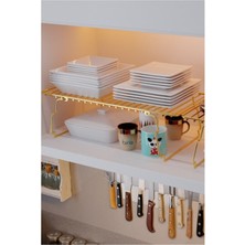 Özbience Çok Amaçlı Banyo ve Mutfak Dolap Içi Düzenleyici, Paslanmaz Kaplama