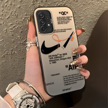 HONTINGA Samsung Galaxy A72 ile Uyumlu Kılıfı Silikon Kenar Sert Arka Düşüme Önleyici Basitlik Anti Düşme Kamera Korumali Streetwear Desen Telefon Kılıfı Kadın ve Erkek Için Uygundur K1-0870
