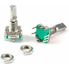 Cin Çin EC11 ,M7X12MM Butonlu Pot Tip Enkoder