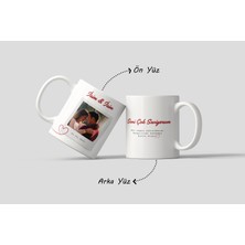 fotografyabaskı Sevgiliye Özel Yazılı Fotoğraflı Bardak