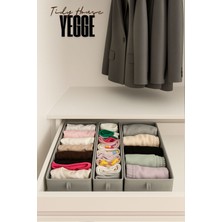 Özbience 3'lü Çekmece ve Dolap Içi Düzenleyici, Raf ve Katlanabilir Organizer