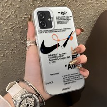 HONTINGA Samsung Galaxy A07 ile Uyumlu Kılıfı Silikon Kenar Sert Arka Düşüme Önleyici Basitlik Anti Düşme Kamera Korumali Streetwear Desen Telefon Kılıfı Kadın ve Erkek Için Uygundur K1-0870