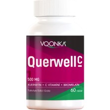 Vonka Voonka Querwell C 500 Mg 60 Tablet - Dezenfektan Hediyeli (%72 Alkol)