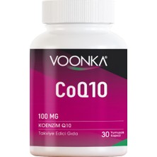 Vonka Voonka Co Q10 100 Mg Koenzim 30 Yumuşak Jel Kapsül - Dezenfektan Hediyeli (%72 Alkol)