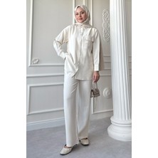 inStyle Tek Cepli Gizli Patlı Ekru Ikili Takım