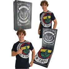 Fenerbahçe Erkek Trıbun Altı Renk Logolu Tshırt Lazer Kutu Hediyeli