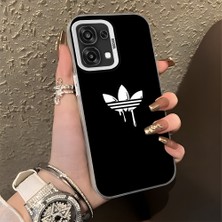 HONTINGA Oppo A6 Pro 5g ile Uyumlu Kılıfı Silikon Kenar Sert Arka Düşüme Önleyici Basitlik Anti Düşme Kamera Korumali Marka Desen Telefon Kılıfı Kadın ve Erkek Için Uygundur K1-0869