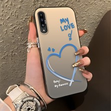 HONTINGA Samsung Galaxy A30S ile Uyumlu Kılıfı Silikon Kenar Sert Arka Düşüme Önleyici Basitlik Anti Düşme Kamera Korumali Kalp Desen Telefon Kılıfı Kadın ve Erkek Için Uygundur K1-0868