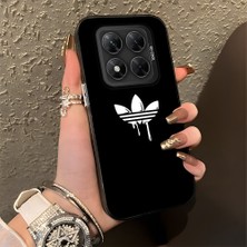 HONTINGA Poco X7 ile Uyumlu Kılıfı Silikon Kenar Sert Arka Düşüme Önleyici Basitlik Anti Düşme Kamera Korumali Marka Desen Telefon Kılıfı Kadın ve Erkek Için Uygundur K1-0869