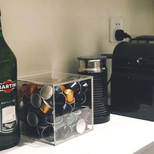 Özbience Kahve Kapsülü Organizeri, Stand ve Saklama Çözümü, 12X12 cm