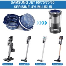 Samsung Jet 90 / 75 / 70 / 60 Hepa Filtre Seti | Uyumlu Süpürge Yedek Parça | Güçlü Filtreleme