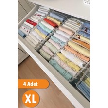 Özbience 4'lü Xlarge 8 Gözlü Çekmece Içi Düzenleyici Organizer, Pratik ve Şık Depolama